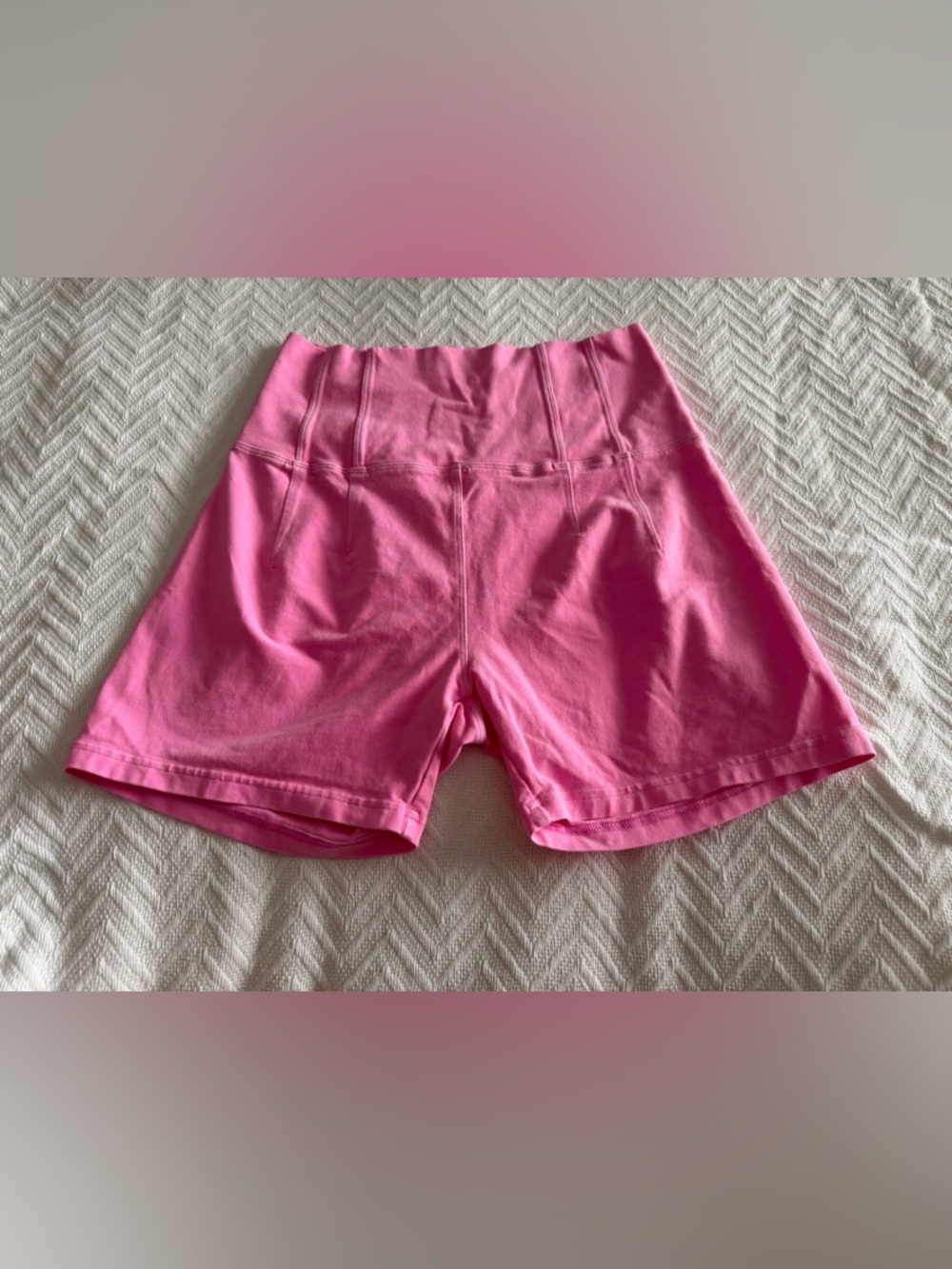 Offline by Aerie Washed Hot Pink Bike Shorts, 4 inch
